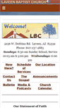 Mobile Screenshot of laveenbaptistchurch.org